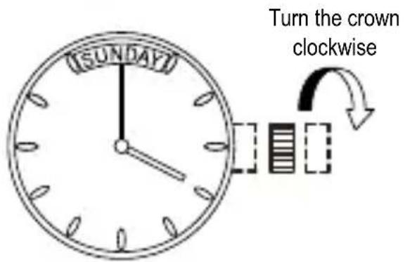 ORIENT Contemporary RA-AX0007L - [How to set the day of the week] - 2