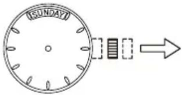 ORIENT Contemporary RA-AX0007L - [How to set the day of the week] - 1