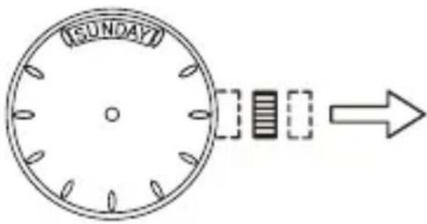 ORIENT Contemporary RA-AX0007L - [Einstellen des Wochentags] - 1