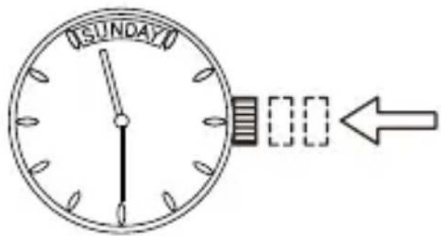 ORIENT Contemporary RA-AX0007L - [Cómo ajustar el día de la semana] - 3