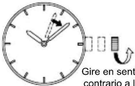 ORIENT Contemporary RA-AX0007L - ◆ CÓMO AJUSTAR LA HORA Y EL CALENDARIO [Cómo ajustar la hora] - 2