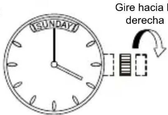 SUNDAY Gire hacia l derecha