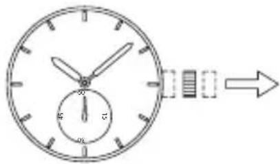 ORIENT Classic RA-AP0003S - ◆ EINSTELLEN DER UHRZEIT UND DES KALENDERS [AP(F62)] - 4