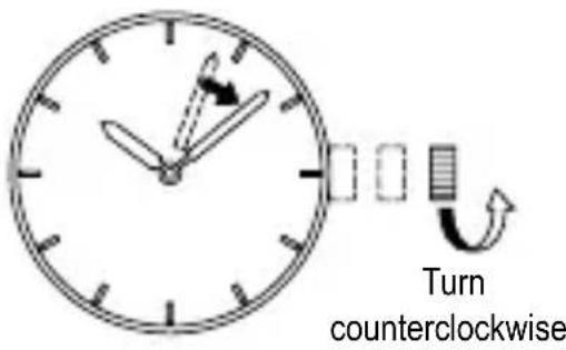 ORIENT Contemporary AL00005B - [How to set the time] - 2