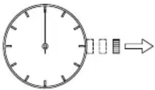 ORIENT Classic AK00005D - ◆ EINSTELLEN DER UHRZEIT UND DES KALENDERS [Einstellen der Uhrzeit] - 1
