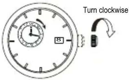 ORIENT Classic AK00003T - [How to set the calendar] - 3