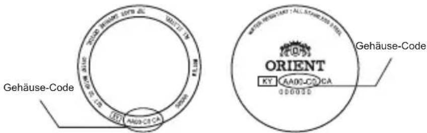 ORIENT Classic AG00002W - ♦ IDENTIFIZIEREN DER KALIBER-NUMMER - 1