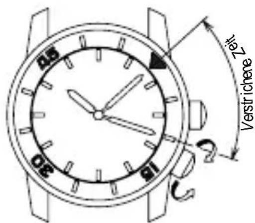 ORIENT Sports AF03002T - ♦ VERWENDEN DER INTERNEN ROTIERENDEN RINGANZEIGEG - 2