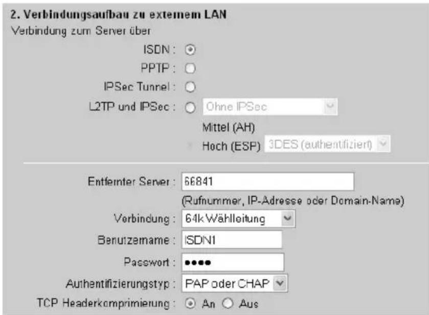 T-Mobile Teledat 820 - Aktivieren Sie hier bitte ebenfalls den Eintrag ISDN. - 1