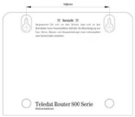 T-Mobile Teledat 820 - Wandmontage - 1