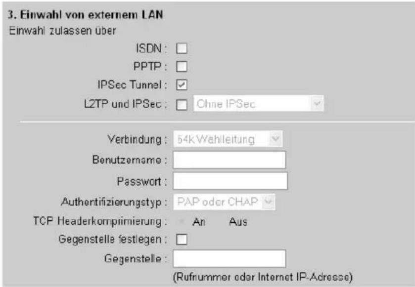 T-Mobile Teledat 820 - Bidirektionale LAN-LAN-Kopplung mit IPSec Verschlüsselung - 3