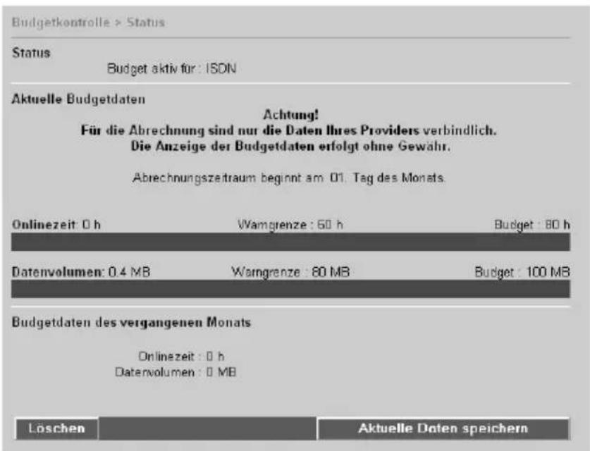 T-Mobile Teledat 820 - Status - 1