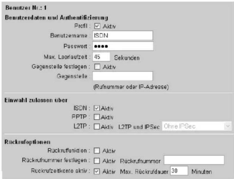 T-Mobile Teledat 820 - Nutzerprofil definieren - 3