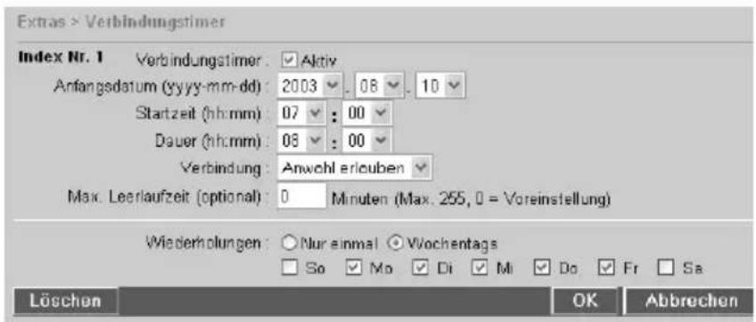 T-Mobile Teledat 820 - Verbindungstimer - 2