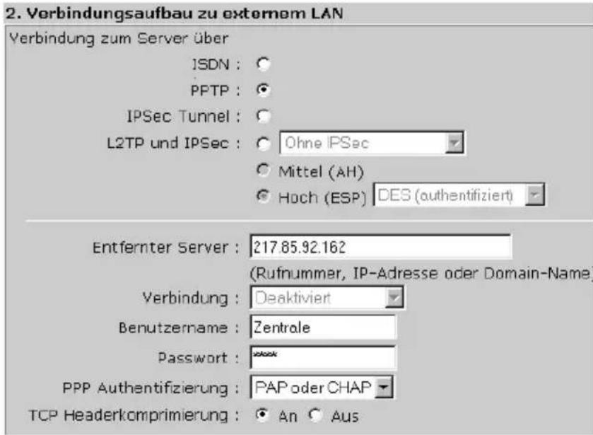 T-Mobile Teledat 820 - Unidirektionale LAN-LAN-Kopplung - 5