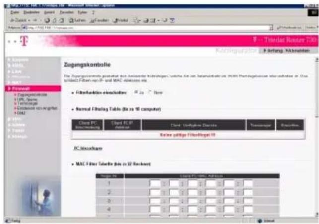 T-Mobile Teledat 530 - Zugangskontrolle - 1
