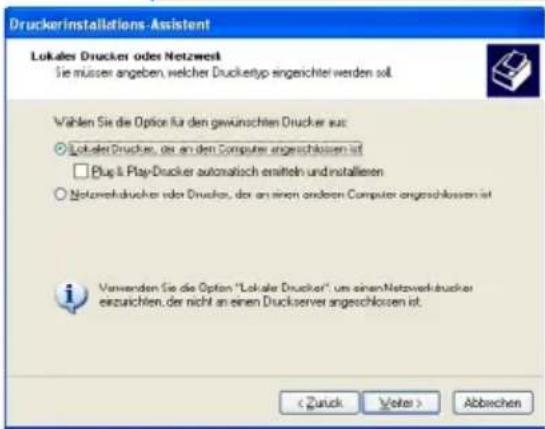 T-Mobile Teledat 530 - Druckerport unter XP mit Standard TCP/IP installieren - 3
