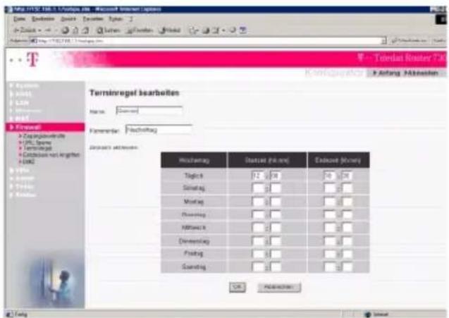 T-Mobile Teledat 530 - Terminregel - 2