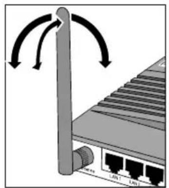 T-Mobile Teledat 530 - Teledat Router 730: Antenne anbringen und ausrichten - 1