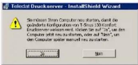 T-Mobile Teledat 530 - Klicken Sie auf Druckerport-Treiber. - 5
