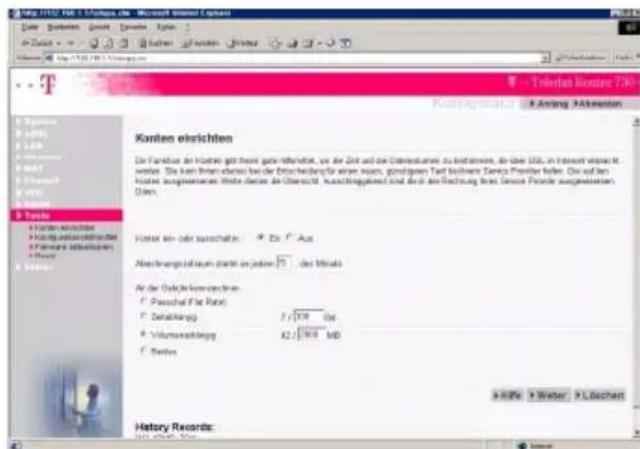 T-Mobile Teledat 530 - Konten einrichten - 1