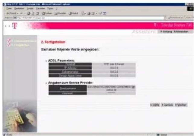 T-Mobile Teledat 530 - Schnellkonfiguration - 12