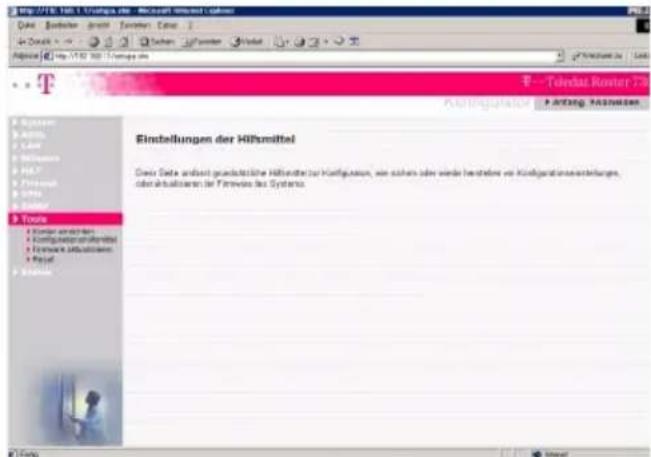 T-Mobile Teledat 530 - Tools (Konfigurationswerkzeuge) - 1