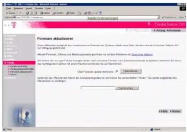 T-Mobile Teledat 530 - Firmware aktualisieren - 1