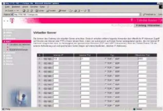 T-Mobile Teledat 530 - Virtueller Server - 1