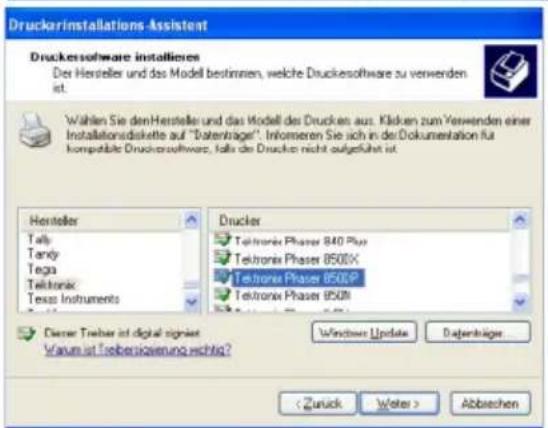 T-Mobile Teledat 530 - Druckerport unter XP mit Standard TCP/IP installieren - 10