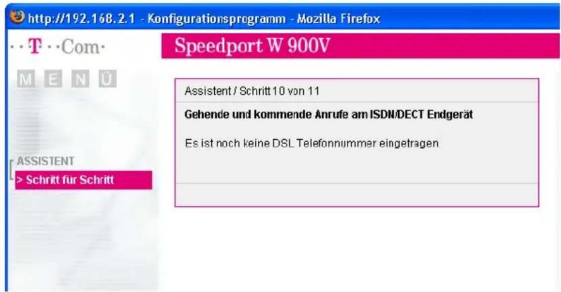 T-Mobile Speedport W 900V - Zugangsdaten für die DSL Telefonie später einrichten - 4