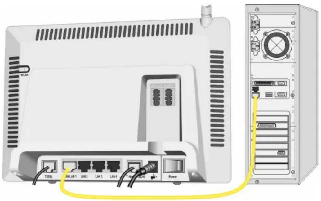 T-Mobile Speedport W 700V - Kabelgebundene Netzwerkverbindung - 1