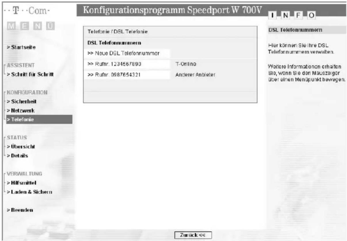 T-Mobile Speedport W 700V - DSL-Telefonie - 1