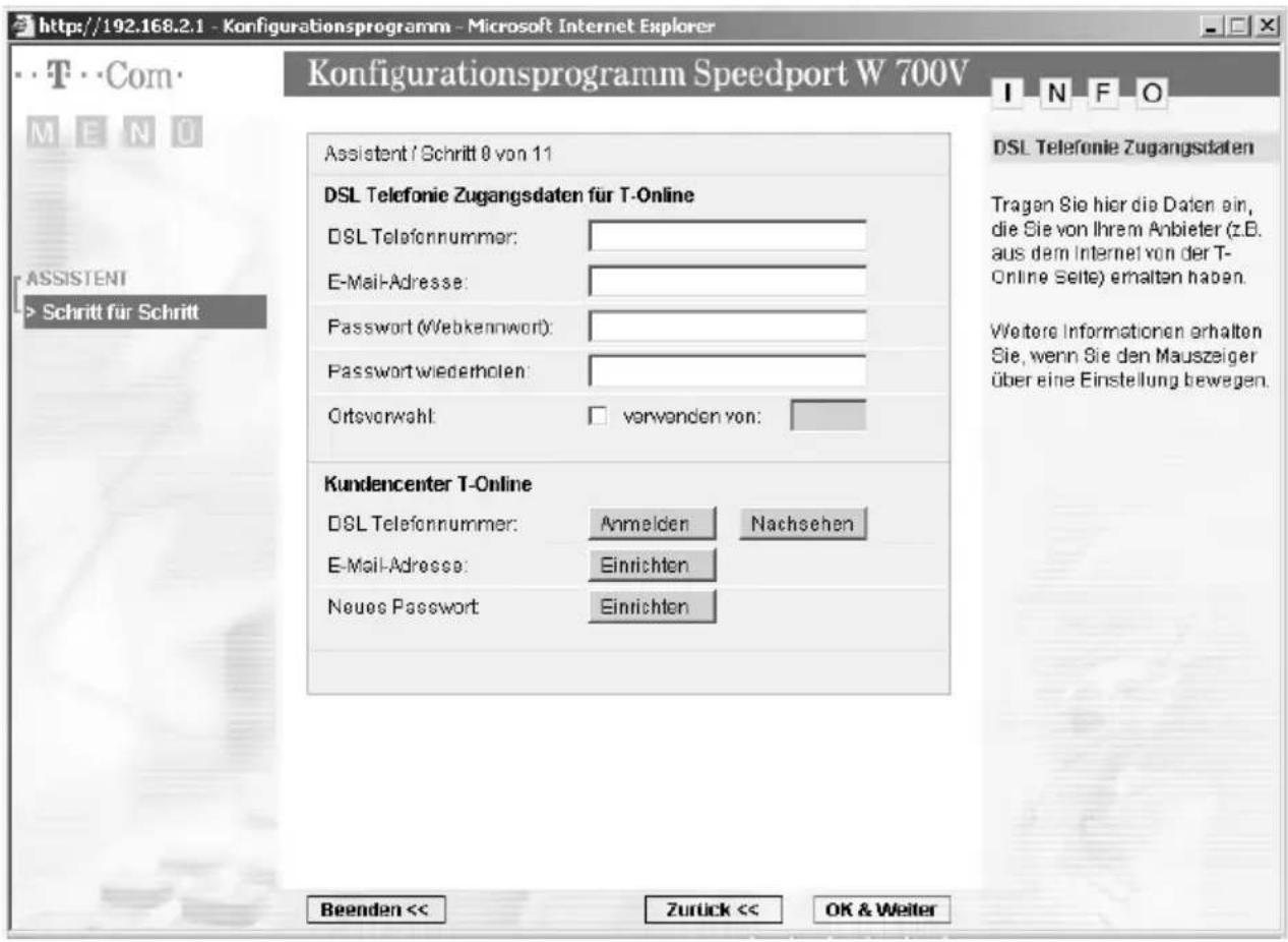 T-Mobile Speedport W 700V - Telefonieren über das Internet (DSL-Telefonie) - 2