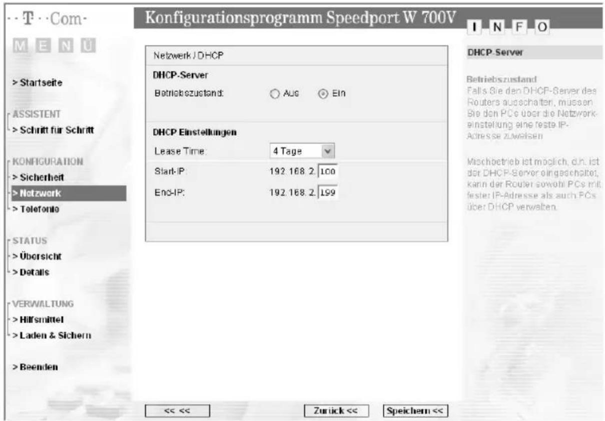 T-Mobile Speedport W 700V - Tipp - 1