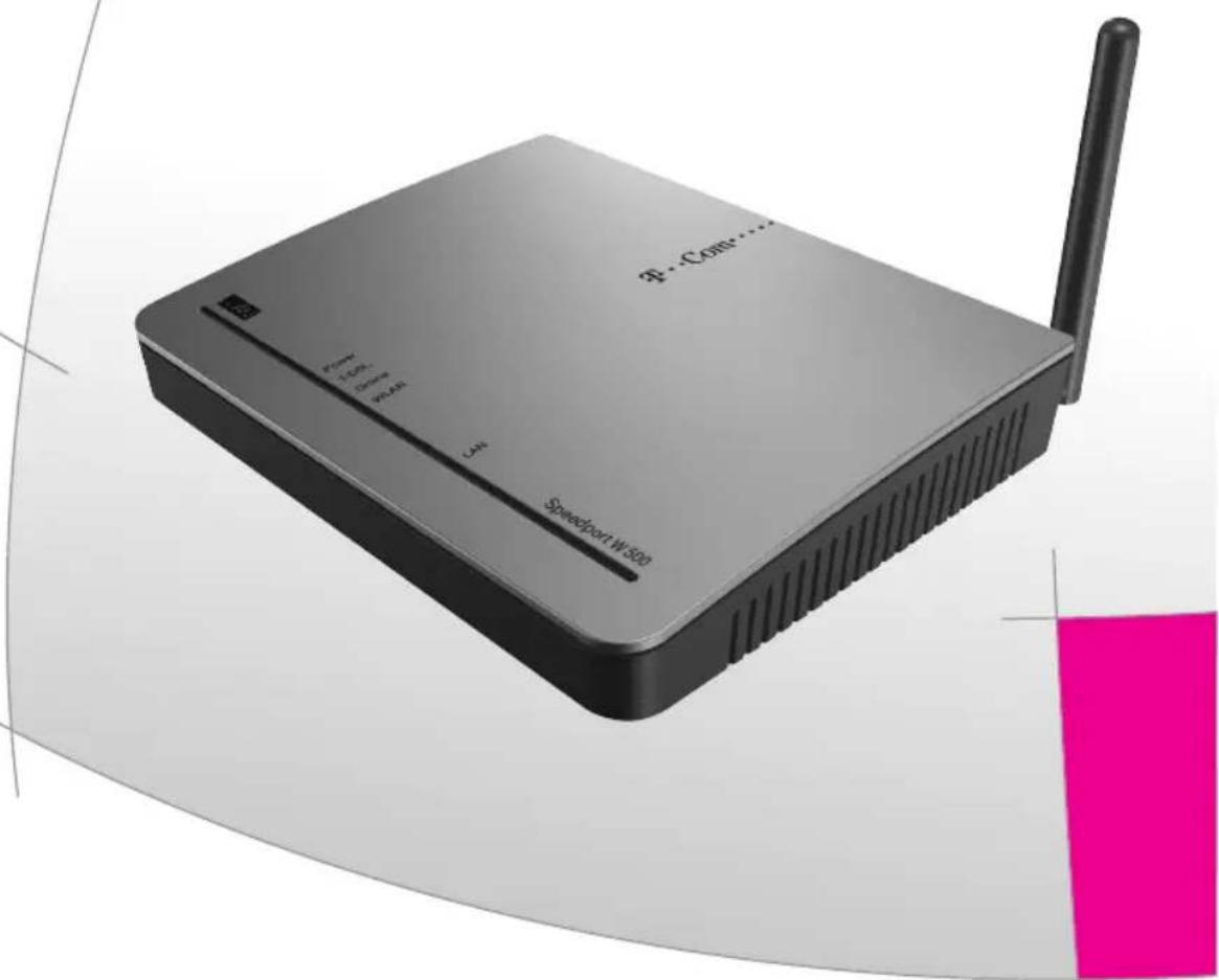 T-Mobile Speedport W 500 - Speedport W 500 Bedienungsanleitung - 1