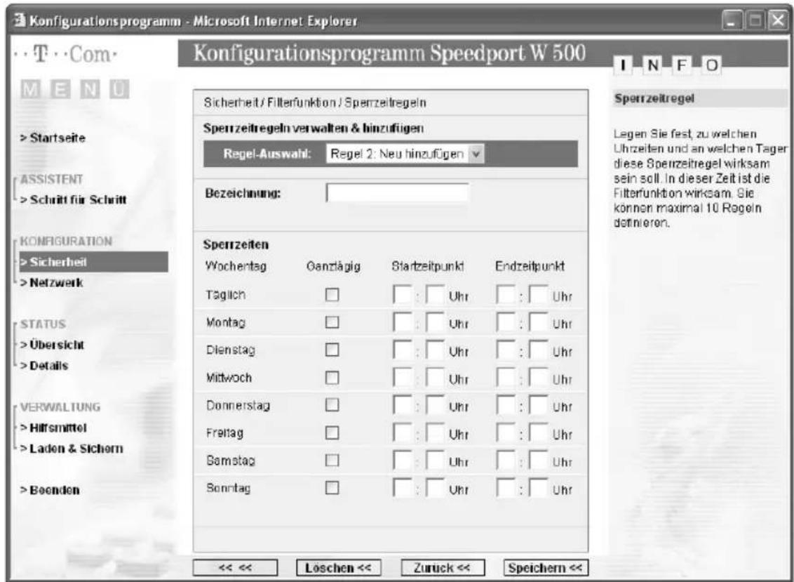T-Mobile Speedport W 500 - Tipp - 1