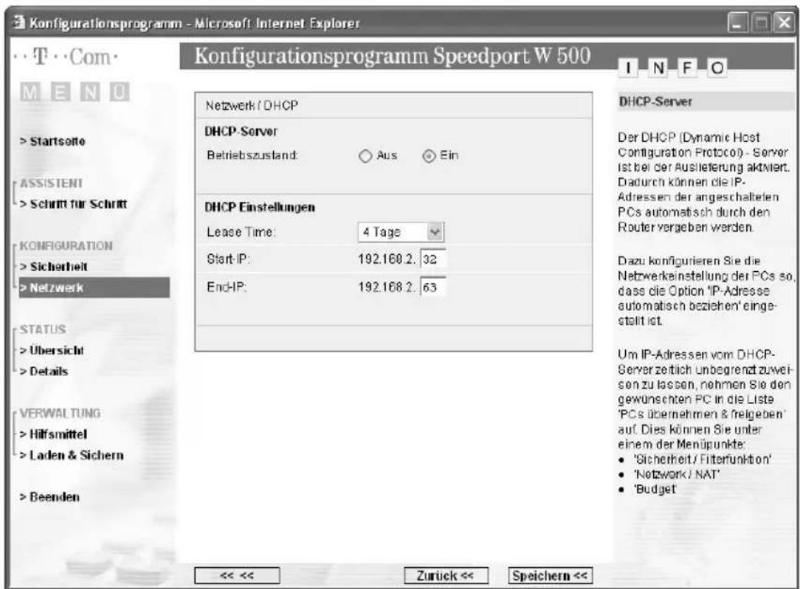 T-Mobile Speedport W 500 - Tipp - 1