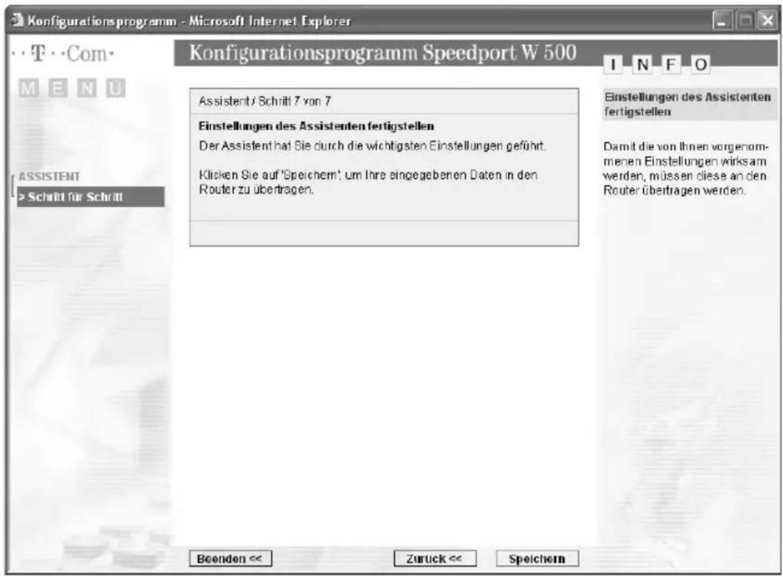 T-Mobile Speedport W 500 - Basiskonfiguration - 1