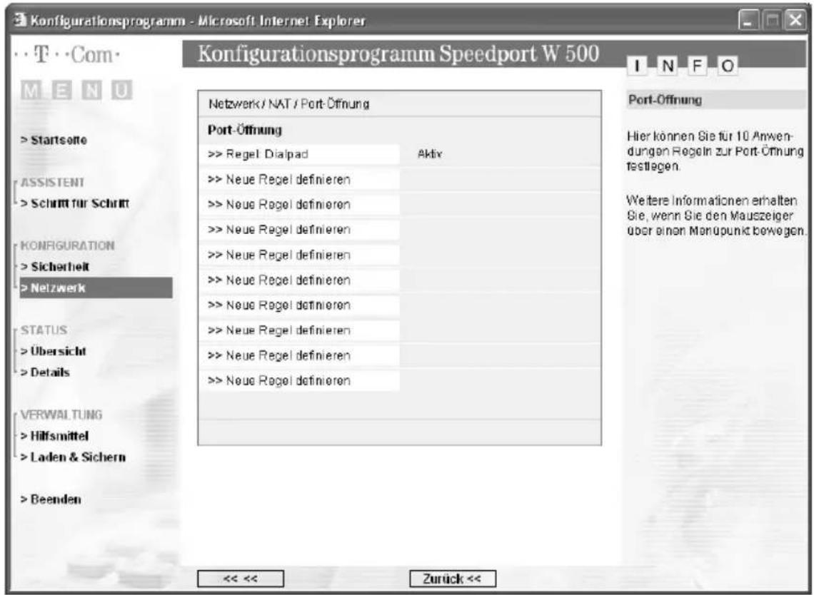 T-Mobile Speedport W 500 - Tipp - 1