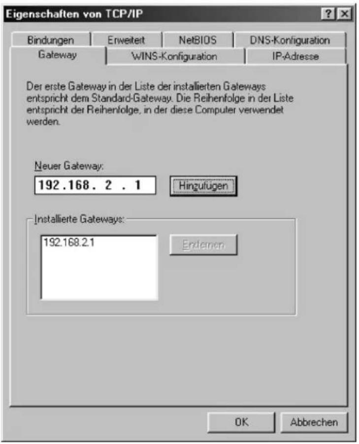 T-Mobile Speedport W 500 - → Öffnen Sie das Register Gateway. - 1