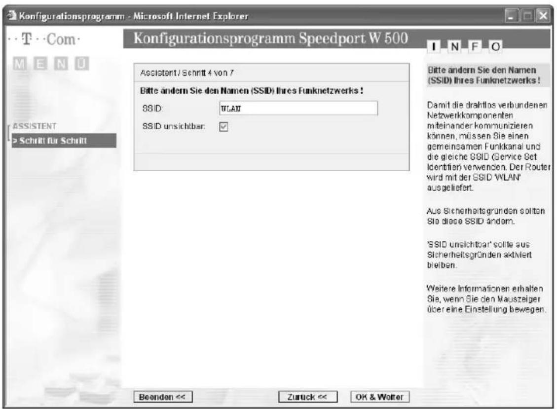 T-Mobile Speedport W 500 - Basiskonfiguration - 1