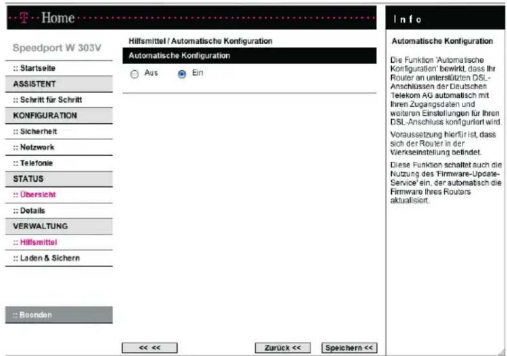 T-Mobile Speedport W 303V - Vorsicht - 1