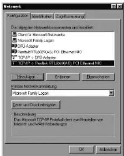 T-Mobile Speedport W 303V - Unter Windows® 98 SE, ME - 2