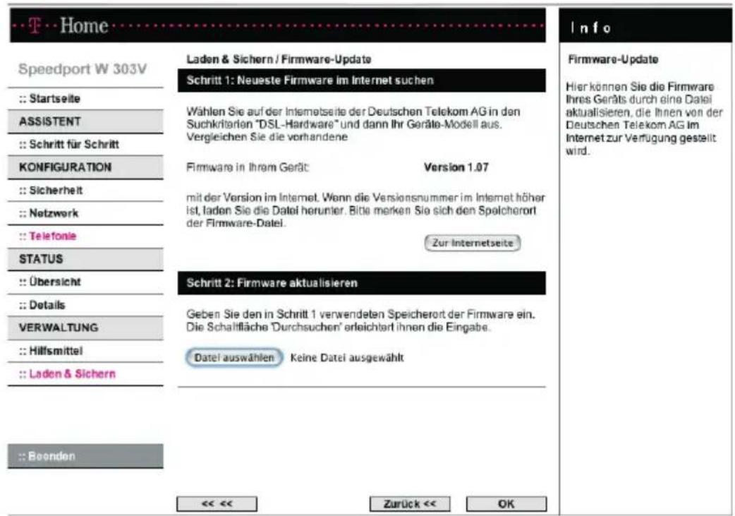 T-Mobile Speedport W 303V - Vorsicht - 1