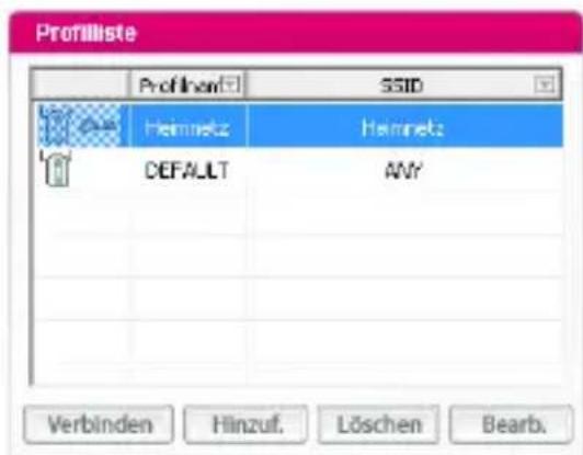 T-Mobile Speedport W 101 Stick - Menü Profil - 3