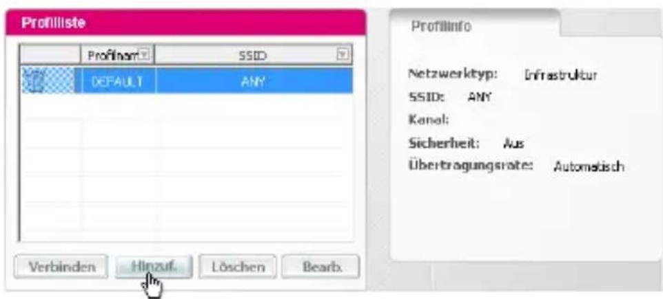 T-Mobile Speedport W 101 Stick - Verbindung manuell herstellen - 1