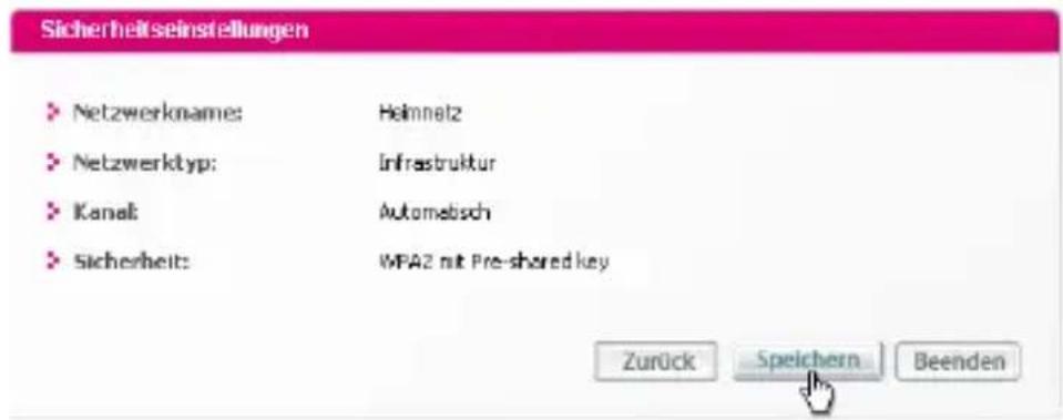 T-Mobile Speedport W 101 Stick - Wählen Sie den Verschlüsselungstyp aus: - 2