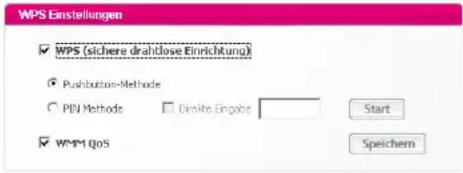 T-Mobile Speedport W 101 Stick - Menü WPS - 2