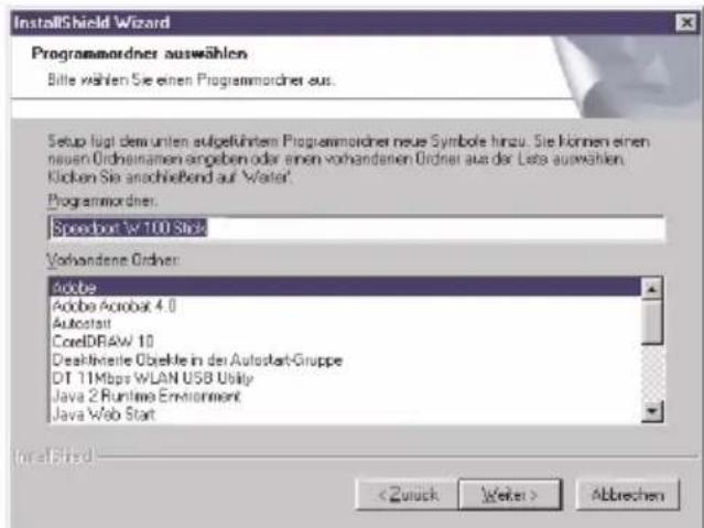 T-Mobile Speedport W 100 Stick - Klicken Sie auf Weiter. - 2